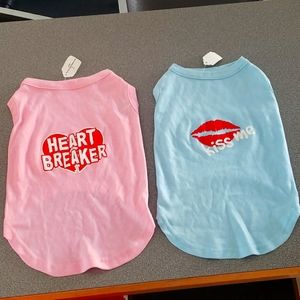 Valentine's dog t-shirts